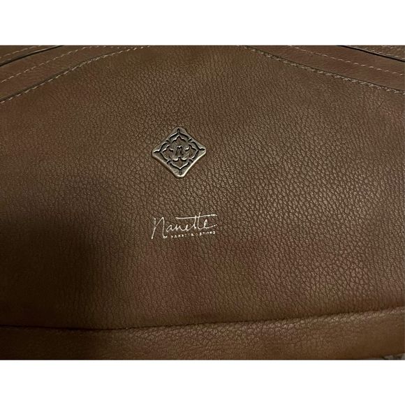 Nanette Leopore Vegan Leather Bohemian Western Shoulder Bag - Picture 5 of 6